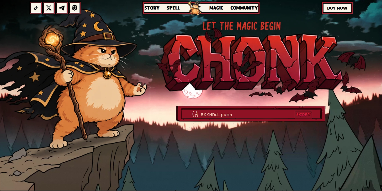 Chonk the Wizard Cat